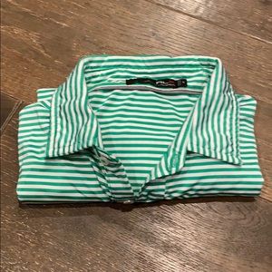Ralph Lauren RLX green striped M polo